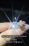 Round Moissanite Diamond Tiny 925 Silver CZ Rings With Band Width 2-3mm And