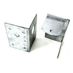 4mm Galvanised Shape Stamping Parts Post Fence Foot Anchors for Fixing and