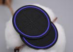 2D Raised Silicone Logo Heat Transfer Clothing Labels Woven Fabric