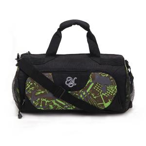 Quality Black Mens Weekend Travel Bag With Removable Shoulder Strap , Gymnastics Bag wholesale