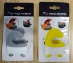 FBTZ102802 PP+silicone material pot side clip for holding spoon