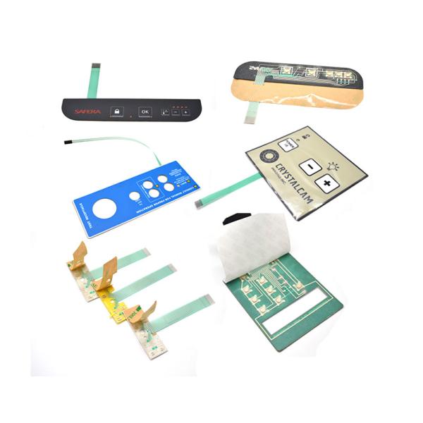 Custom repair treadmill film button key waterproof film switch foil keypad with