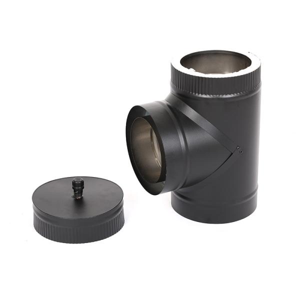 Reliable Spigot Insulated Chimneys , Double Wall Insulated Flue Pipe CE