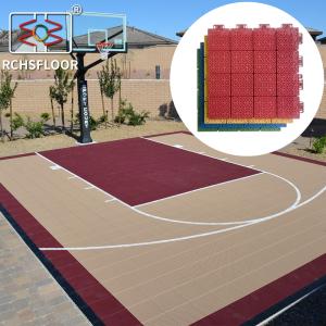 Quality 1000 Pieces Polished Basketball Court Tiles For Sports Court wholesale