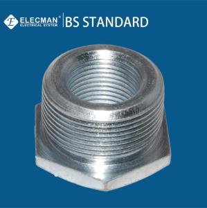 Quality BS4568 Zinc Plated Steel Electrical Screwed Reducer 20mm-32mm For Conduit wholesale