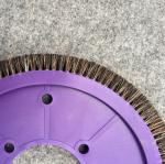 Tungyang Stenter Machine Parts Brush Wheel Plastic Body Pig Hair Bristle