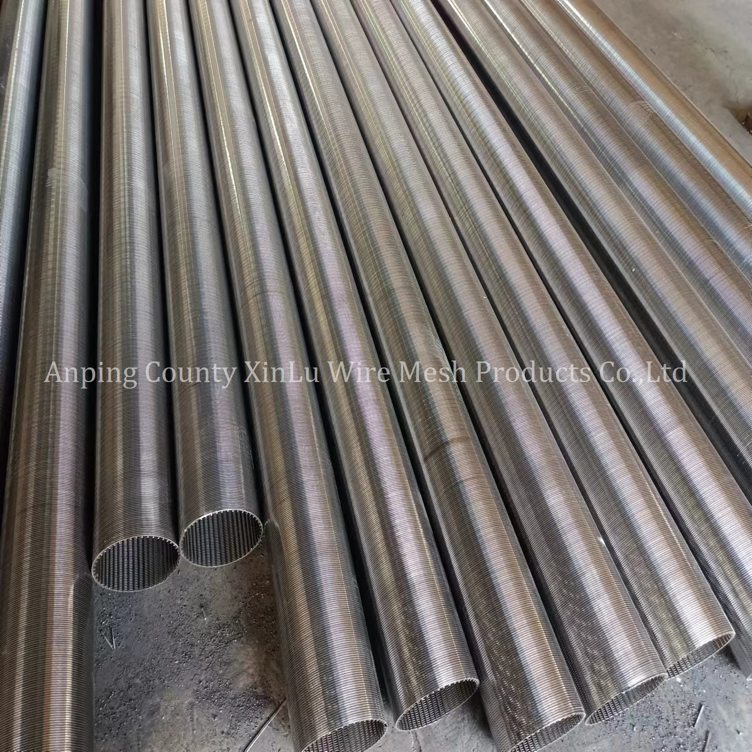 -Duplex stainless steel 2205, 2207 Sand Control Johnson Well Screens 2.9m - 20ft For Pressure Filtration