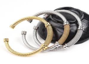 Quality Cable opening bracelet stainless steel rope type C adjustment unisex model spot bracelet wholesale wholesale