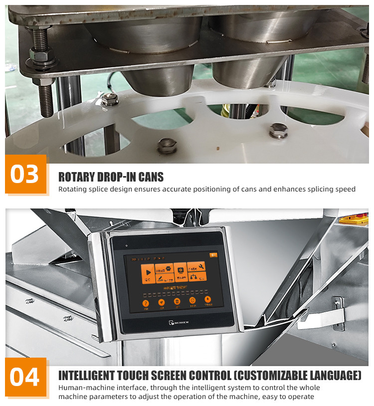 Fully Automatic Bottle Puffed Food Can Filling Machines Bugles Prawn Crackers Jar Filling Machine