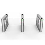 RFID Optical Face Recognition Pedestrian Swing Turnstile For Hotel