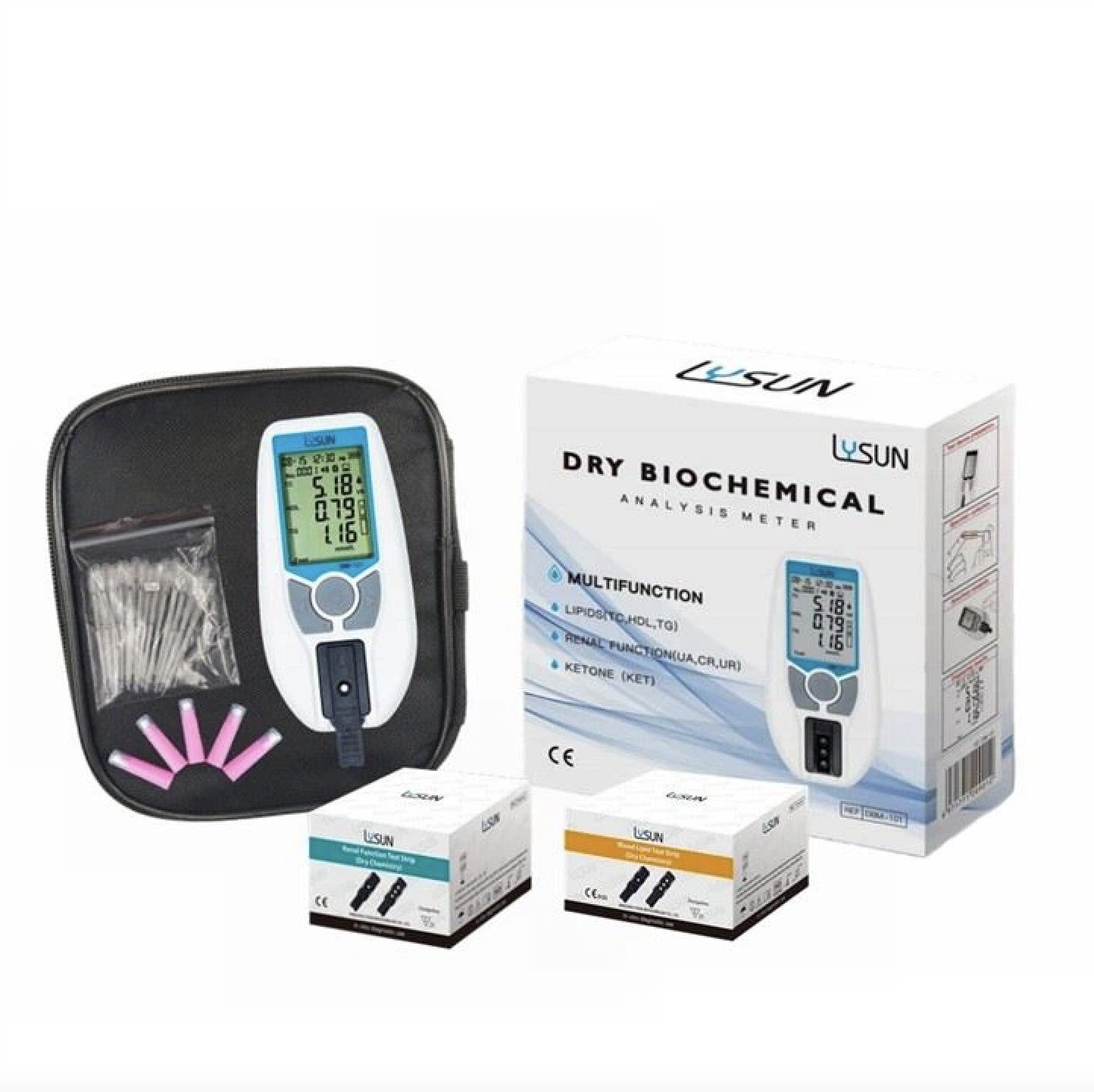Lysun DBM-101 Fast Blood Lipid Tester With Bluetooth Connectivity