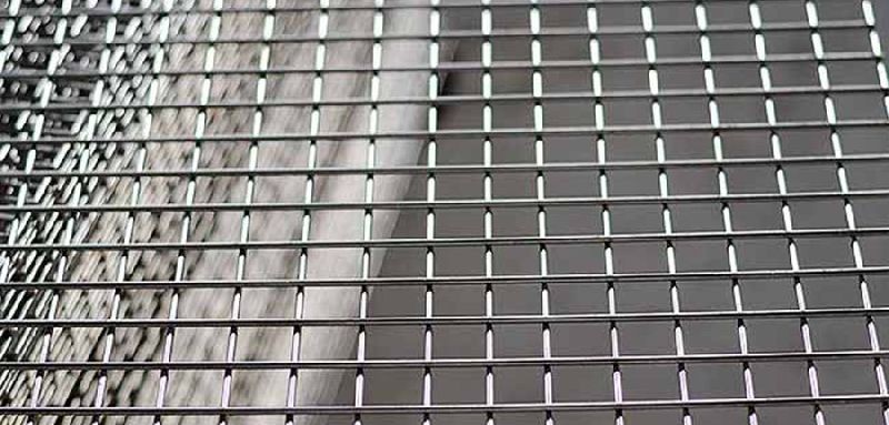 Rust Proof 3mm Stainless Steel Wire Mesh Panels 50x50mm Hole Hot Dip Galvanized
