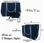 Women Large Neoprene Tote Bag Lightweight for Gym Beach Travel