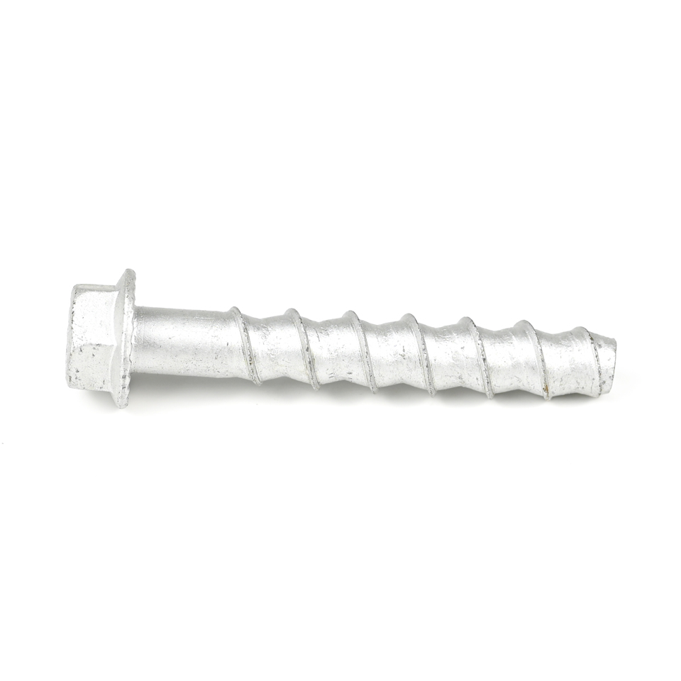 Heavy Duty Concrete Screw Bolt with ZINC Finish and 90mm Length in Metric Measurement