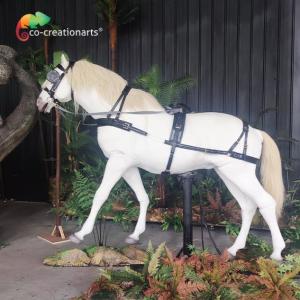 Quality Ridable Simulated Running Horse Realistic Animatronic Animals For Amusement Exhibition wholesale