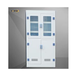 Quality PP Corrosive Chemical Cabinet , Fireproof Powder Coated Lab Storage Cabinet wholesale