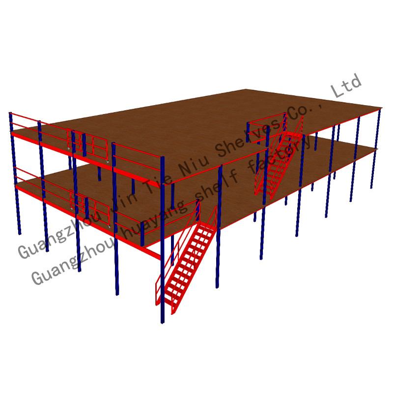 3.5T Mezzanine Racking System Multi Level Mezzanine Platform Shelf