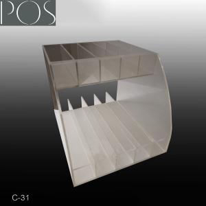 Quality two tiers acrylic counter top display/table acrylic display wholesale