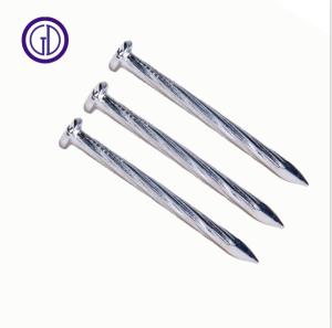 Quality Zinc Steel Twisted Shank Nails Electro Galvanized For Building wholesale