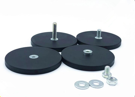 Strong Force Pot Rubber Coated Permanent Magnet for High Temperature Bending Processing