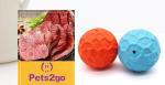 OEM food leakage Soft Rubber Ball for Small Animals