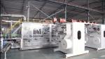Remote Maintenance 500PPM 42m Length Baby Diaper Machinery
