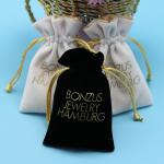 Velvet Drawstring Drawstring Jewelry Pouch , Drawstring Christmas Gift Bags