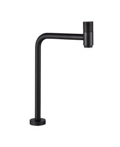 Quality Bibcock SUS304 High Long Spout Cold Water Faucet Single Deck Mounted Matt Black wholesale