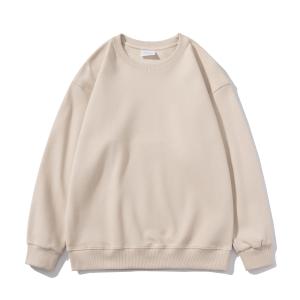 Quality FODARLLOY Fashion Colors Beige Hoodie OEM Streetwear Essentials Oversize Unisex Pull Coat Men's Hoodies Pullover Red wholesale