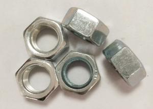 Quality M10*1 Electroplating White Zinc Hexagon Nuts According To Chinese Standard wholesale