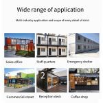 Double wing folding expansion room container mobile room