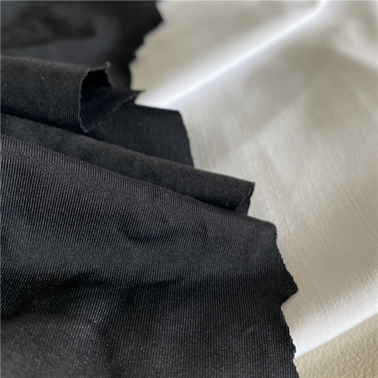 Knitted Stretch Tricot Fabric For Sport Wear Leggings Yoga Medium Weight 200GSM