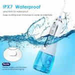 0.3L Tank Cordless Dental Water Flosser , Wireless Oral Irrigator 20-140PSI