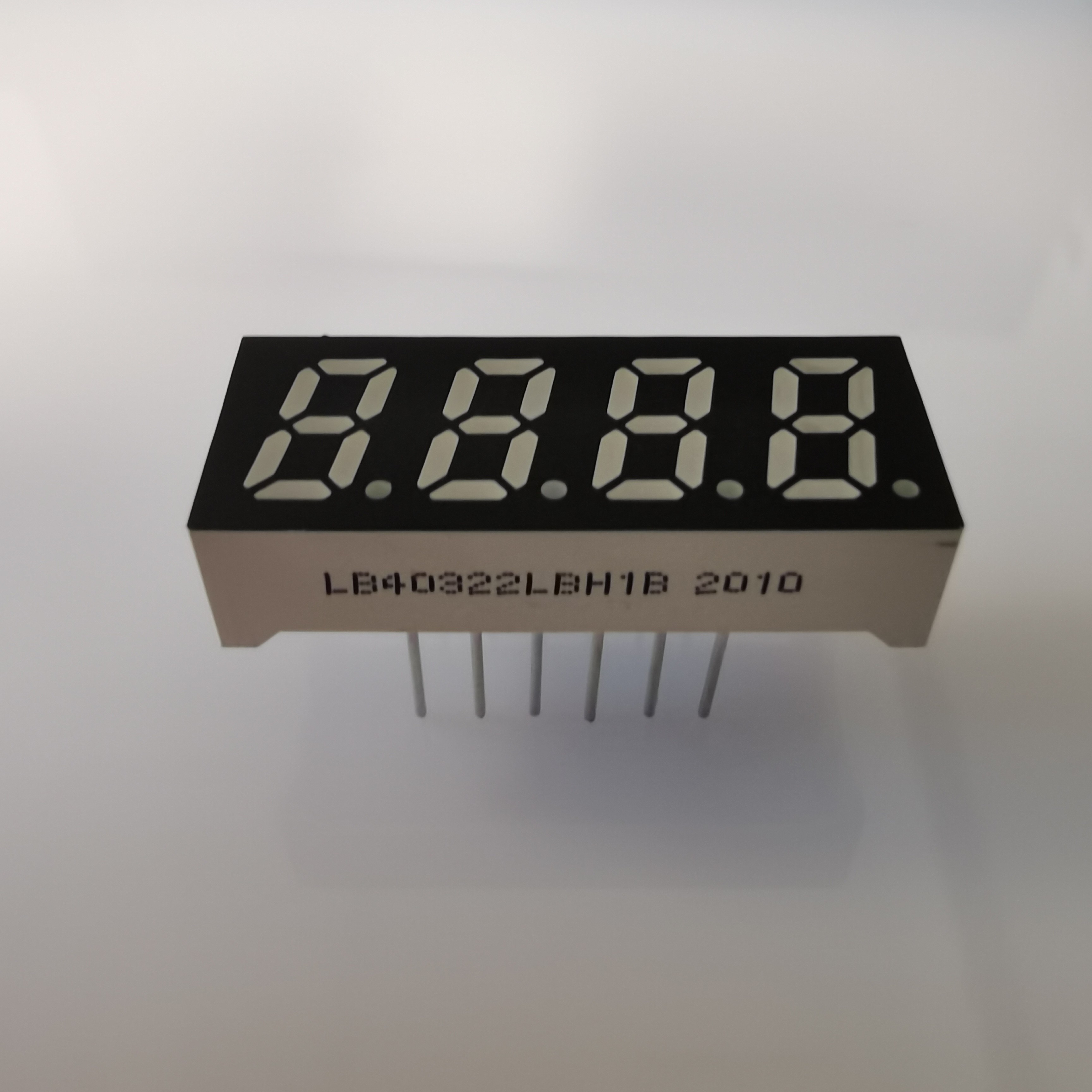 Common Cathode 4 Digit 80mW 0.32" 7 Segment Led Display
