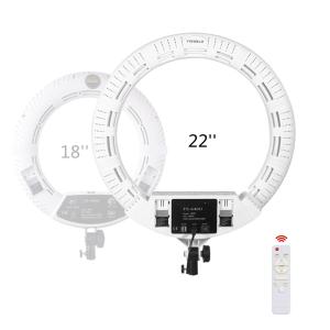 Quality 100w 22 Inches Ring Light With Remote Controller 3200k-5500k Battery Support wholesale