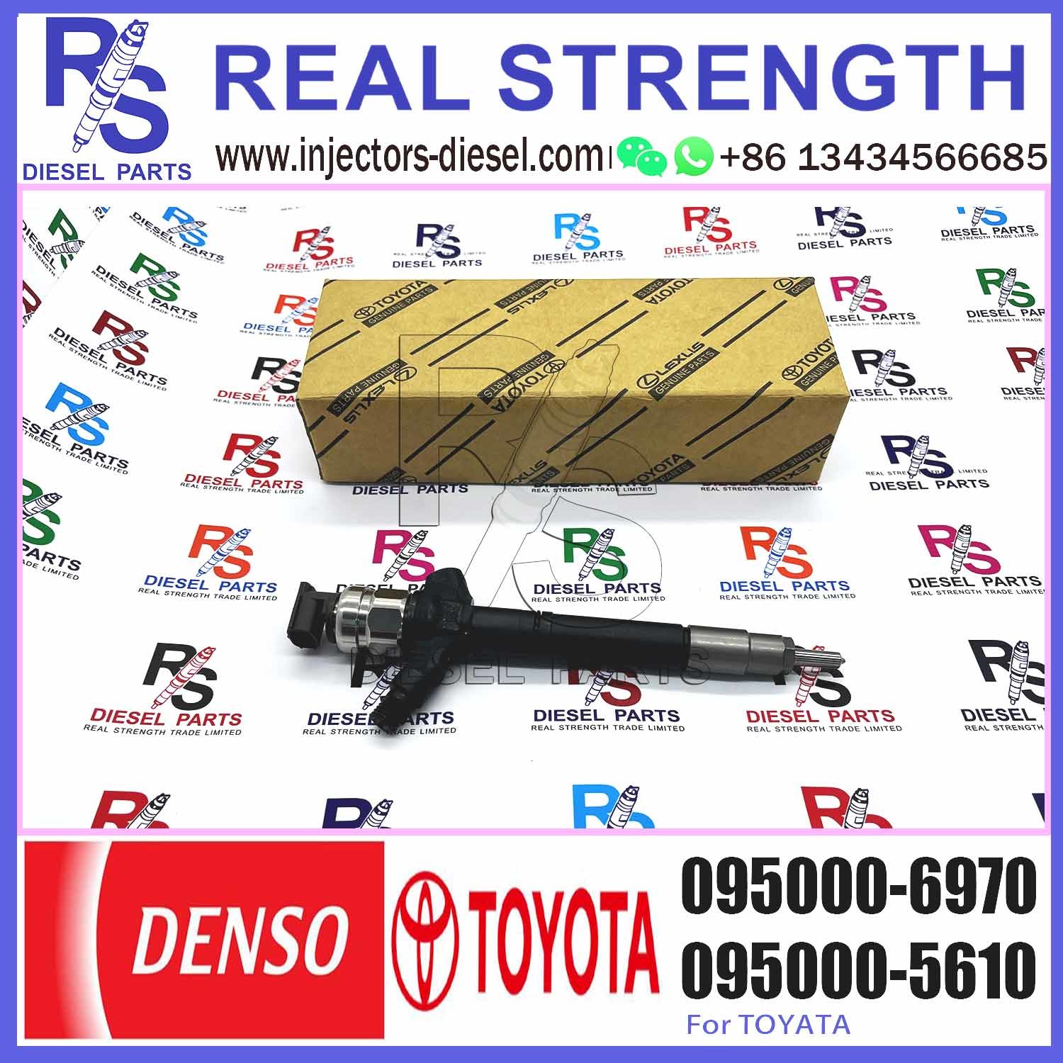Common Rail Fuel Injector 23670-0R180 095000-7690 095000-7680 095000-7320 095000-7330 095000-6680 095000-6970