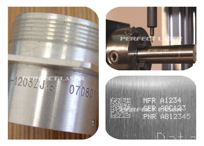 Smart Rotary Dot Peen Marking Machine 0.01 Mm Accuracy For Metal Plastic Surface