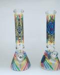 Oem Glass Smoking Bong Ricky & Morty 14inch 7mm