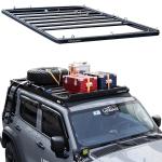 AL6063 SS304 4X4 Tank 300 Aluminum Alloy Universal Luggage Roof Rail Basket Car