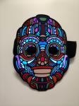 2019 New design novelty gift voice- activated LED mask for festival Parties DJ