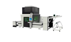 Quality Seamless Splice Flying Laser Marking Machine 9000mm/s For PVC wholesale