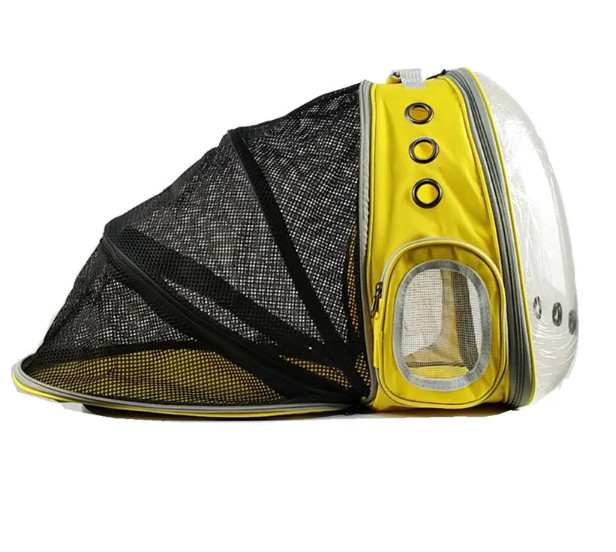 Cat Pet Carrier Backpack Transport Bag Lock Safety Zippers Portable Breathable