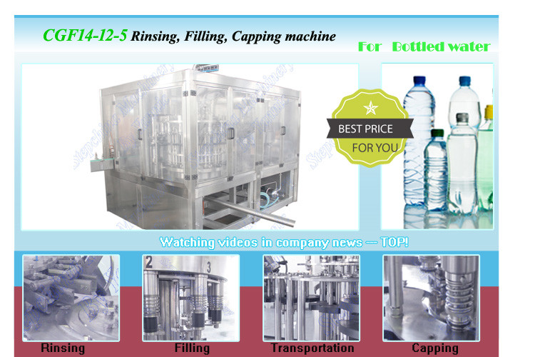 Industrial Pet Bottle Fully Automatic Mineral Water Plant With 500LPH Capacity