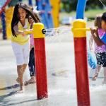 Frog Shape Lake Splash Pad Eco Friendly Backyard Splash Park