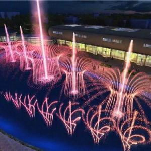 Quality Business Music Floating Water Lake Fountains 380V 220V 50HZ wholesale