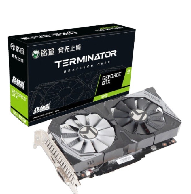 MAXSUN GTX1650 Terminator 4G Chicken Game dual fan game graphics card Vivian 1650 Terminator 4G