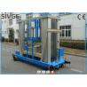 Buy cheap Reliable Blue Hydraulic Aerial Work Platform 22 M Height For Business Decoration from wholesalers