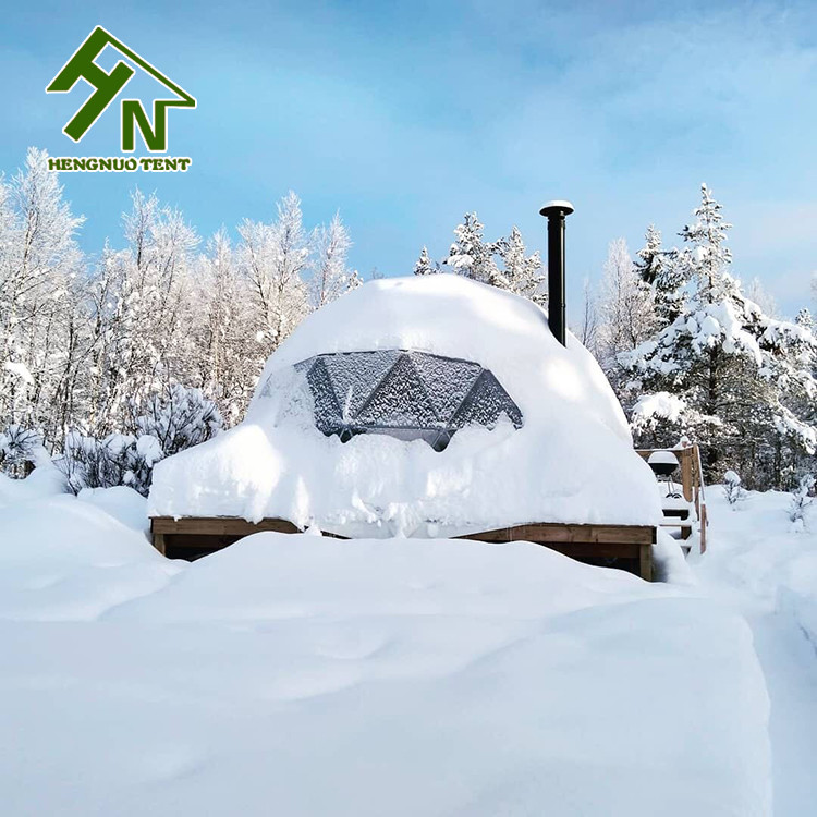 Allowed Temperature 30 Degrees Below Zero To 70 Degrees Above Zero Dome Hotel Tent