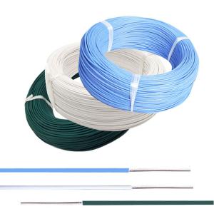 Quality 22AWG Heat Resistant Silver Plated Copper Extruded PFA Insulation Wire wholesale