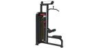 Steel Tube Lat Pulldown Cable Machine , 215kg Lat Pulley Station